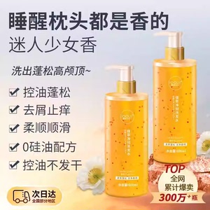 持久留香控油蓬松去屑止痒洗发水600ml