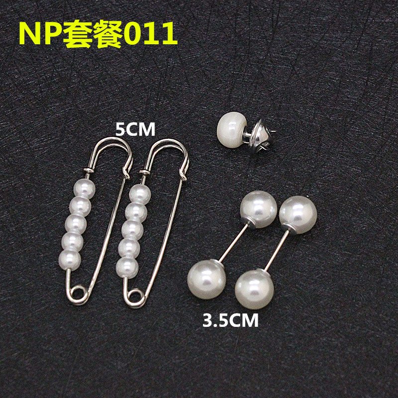 Thực tế trang trí chống ánh sáng đúp head trân từ pin trâm cardigan khăn pin pin khóa pin nhỏ nữ