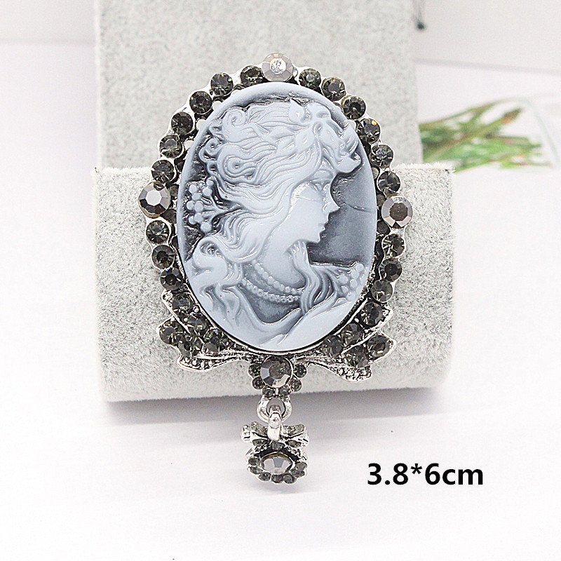 Vẻ đẹp châu Âu đầu trâm cài phụ kiện trâm cài Châu Âu và Hoa Kỳ lớn đường phố phù hợp với phụ kiện áo khoác phụ kiện pin khăn quàng cổ nam nữ phụ kiện cài áo vest nam