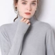 Áo len 2019 mùa thu và mùa đông mới Áo len cashmere nữ cao cổ ngắn phần len lỏng lẻo với đế dày dệt kim - Đan Cardigan