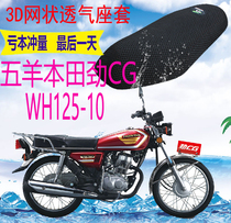 Applicable to Wuyang Honda WH125-10 Motorcycle CG125 Thickened Mesh Sunscreen Waterproof Seat Cover