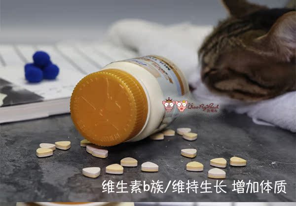 Mèo đầu mèo xinh đẹp vitamin 120 viên / chai mèo con tăng trưởng mang thai mèo mèo axit folic Sản phẩm chăm sóc sức khỏe mèo Mede - Cat / Dog Health bổ sung sữa cho chó mẹ sau sinh