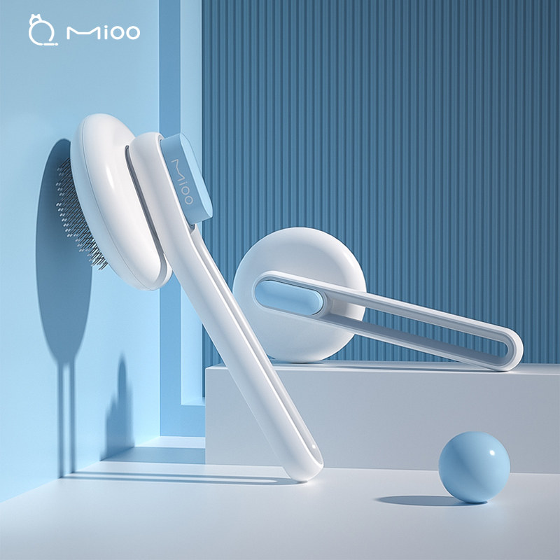 Mioo self-cleaning cat and dog comb cat hair cleaner needle comb comb brush pet comb to floating hair cat artifact