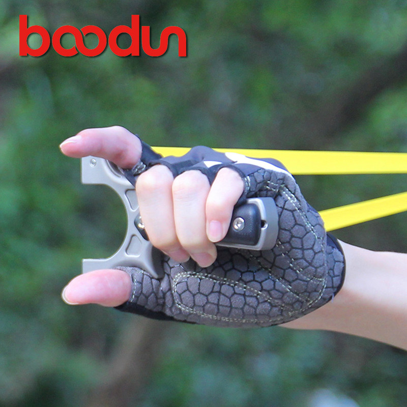 Flat Leather Slingshot Gloves Traditional Competitive Special Protective Gear Accessories Summer Outdoor Sports Adult Hand Guard Protection