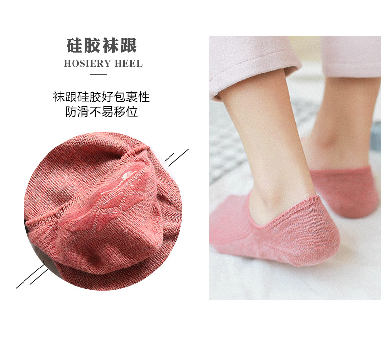 Tất vớ nữ mùa xuân và mùa thu vớ cotton không tinh khiết thấp để giúp nông miệng vô hình phụ nữ vớ silicone chống trượt vớ mùa hè vớ nữ sỉ lẻ tất vớ đẹp giá rẻ