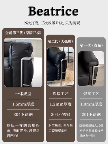 Дизайнерский кожаный элитный диван, воловья кожа