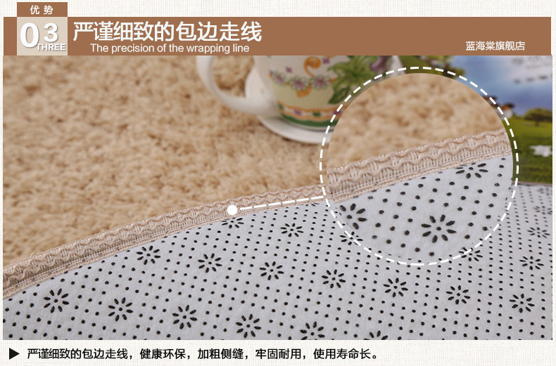 IKEA dày da cừu thảm phòng khách sang trọng bàn cà phê thảm trải giường vải lanh phòng ngủ đầy đủ cửa hàng nhà nhỏ thảm đá chùi chân