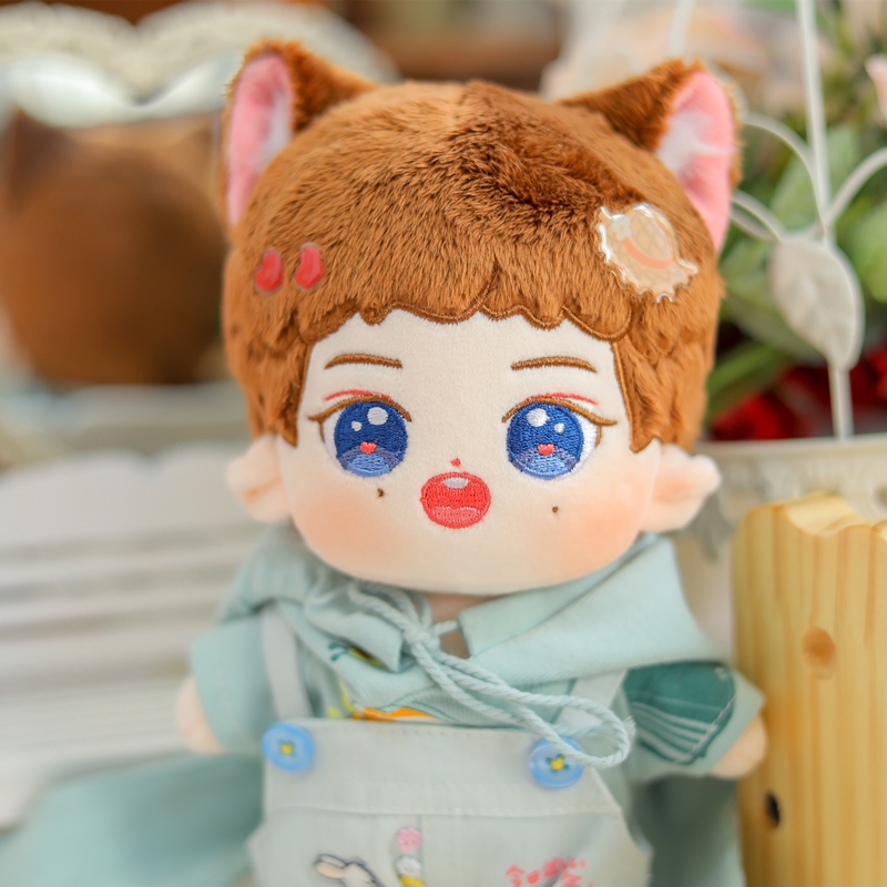 Zhang Zhehan (Naked Baby) Gives Birth Certificatecotton Star doll Gong Jun Zhang zhehan Doll 20cm Plush Human form doll periphery Yes birth certificate
