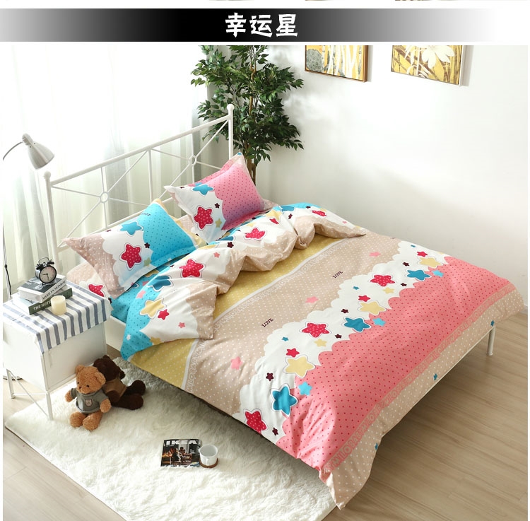 Chung bedspread Ký túc xá chỉ là những mảnh 1,5m đơn giản cô gái trẻ hồng công chúa phong cách lanh khách sạn - Khăn trải giường ga giường thun lạnh hàn quốc