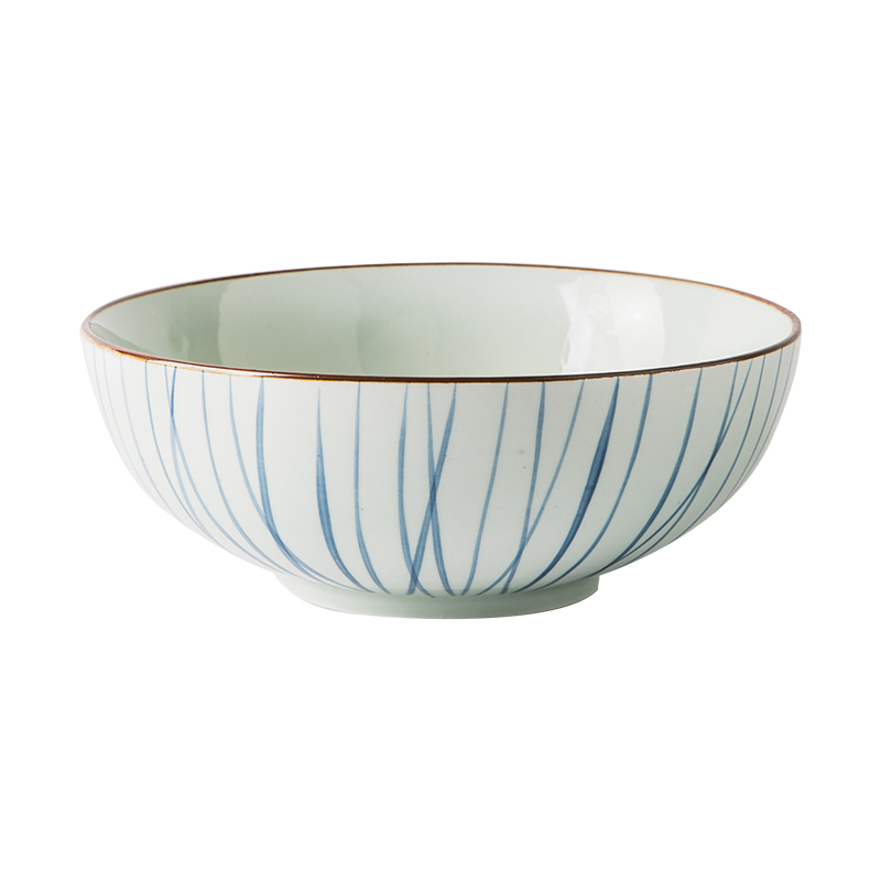 Jian Lin home eat rice bowl Japanese - style tableware dishes European ceramic pot soup bowl ears bowl rice bowls see green