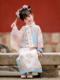 Cheongsam rosa de estilo de la dinastía Qing para niña, traje étnico Tang Manchu acolchado Hanfu para bebé, otoño e invierno, para mujer
