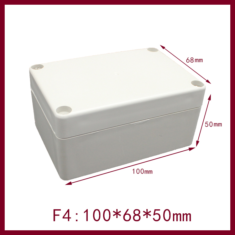 100*68 * 50mm F4 waterproof junction box plastic branch wire set Wire box button switch box ABS electrical box