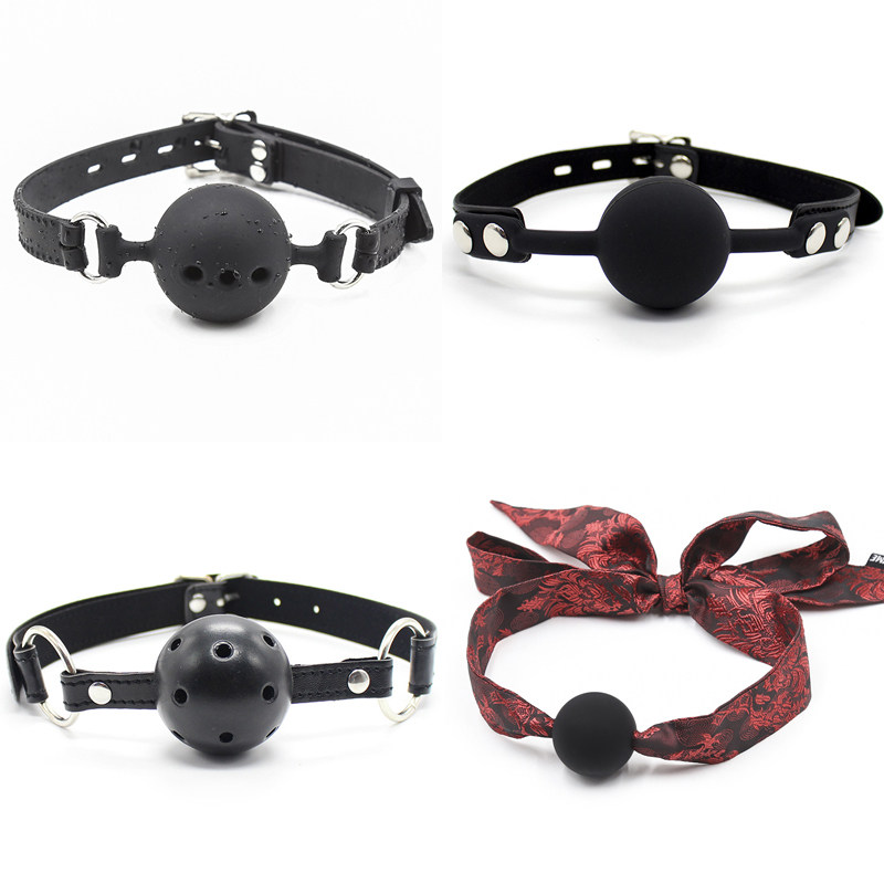 Horse mouth ball trumpet anti-spit female fun saliva ball sm male mouth plug ball dog slave mouth plug female mouth plug