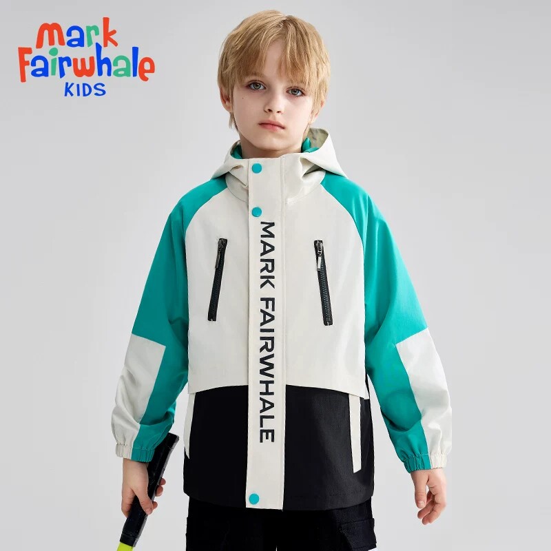 马克华菲2026春款童装男女童儿童外套开衫户外防风潮流外套全jz