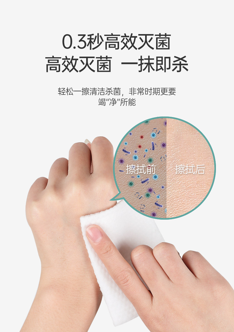 超亚 75%医用酒精消毒湿巾 独立包装 30片 图4