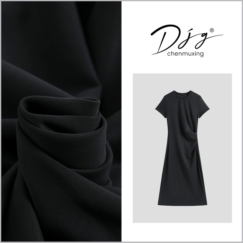 【Heihei Home】Summer New Style Casual Slimming Dress with Round Neck and Pleated Waist Design 【Heihei Home】Summer New Style Casual Slimming Dress with Round Neck and Pleated Waist Design