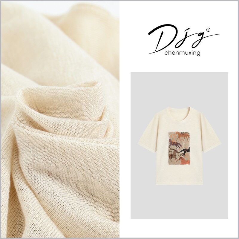 [Heihei Home] Summer New Style Round Neck Horse Print Design Casual Short-Sleeved T-Shirt Top