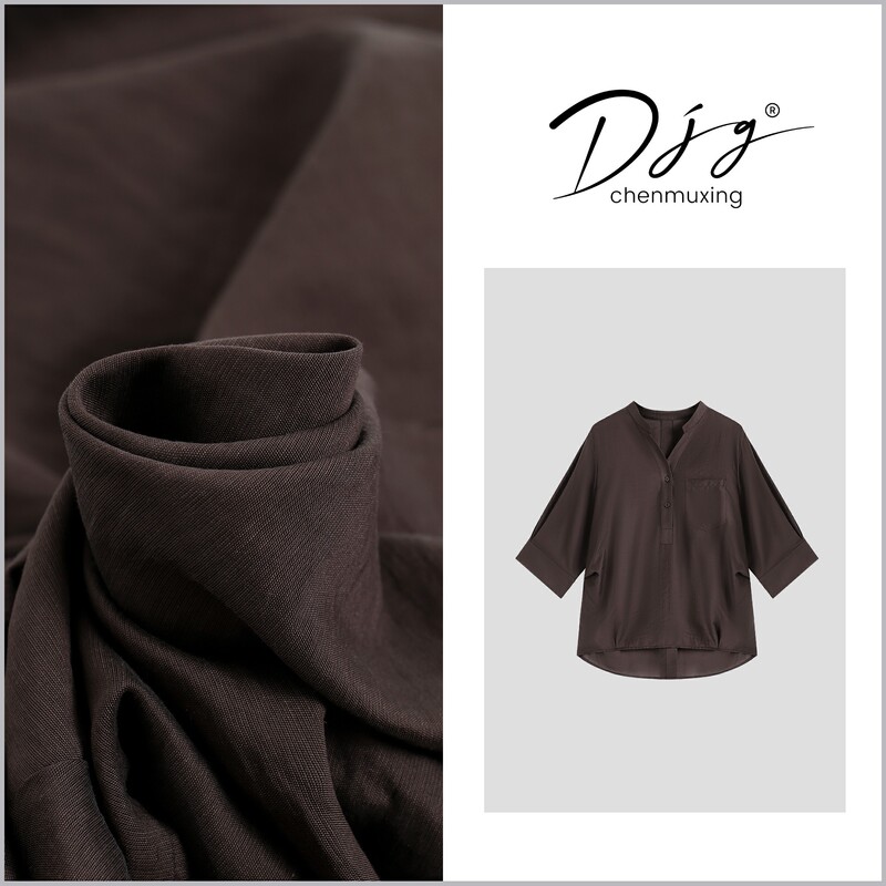 【Heihei Home】Summer New Style Round Neck V-Shaped Design Plain French-Style Shirt Top