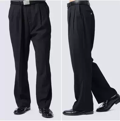 Security uniform summer trousers dark green women's work pants autumn and winter men thick Tibetan winter pants security suit pants