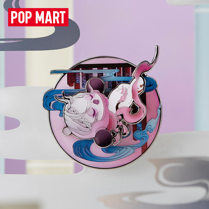 POPMART泡泡玛特SKULLPANDA「邸语」观中景系列车载香氛盲盒周边