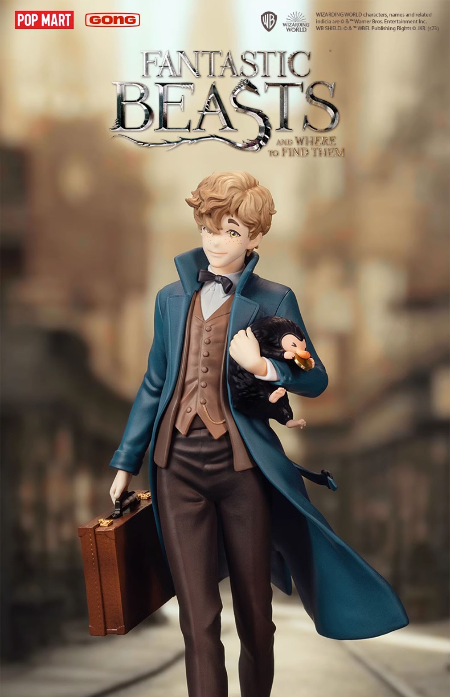 POPMART FANTASTICBEASTSニュートスキャマンダーフィギュア POP MART resonates Fantastic Beasts - magic legend Newt