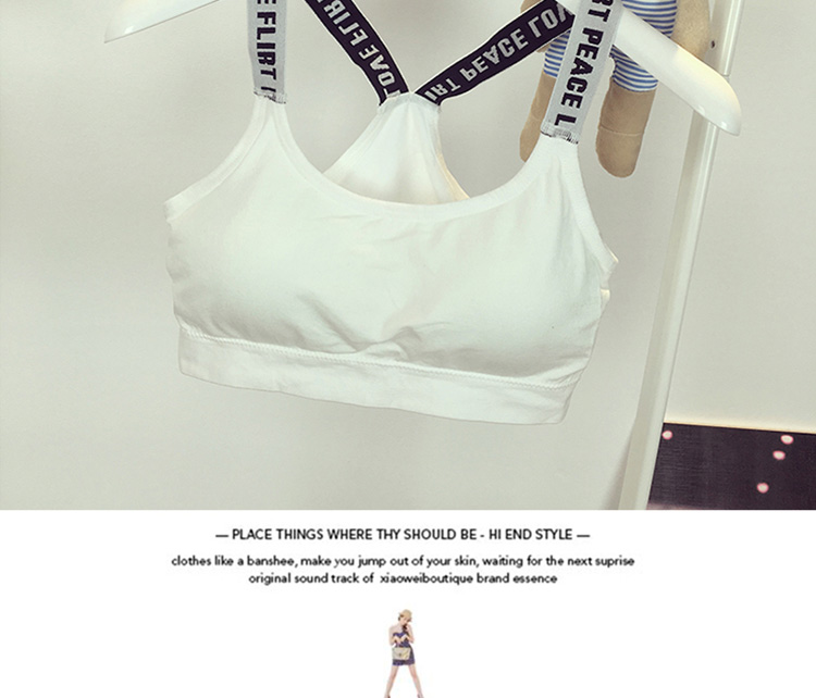 Đồ lót thể thao, chống sốc, chạy, thể dục, chống chảy xệ, nữ, yoga, không vành, áo ngực học sinh, nhanh khô áo ngực hở lưng