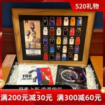 Kobe James scoring champion Curry Thompson McGrady jersey badge photo frame peripheral figures birthday gift for men
