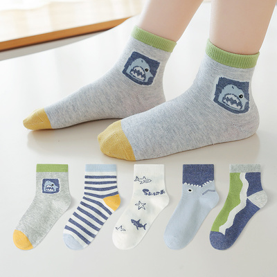 Finding Nemo~ Six-Fingered Mouse Children's Socks Boys' Spring/Summer Thin Mid-Calf Sports Socks for Older Kids and Students — 2