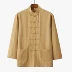 Xiangrui Tang Cotton và vải lanh Trung Quốc Tang phù hợp với nam thanh niên Trung Quốc phong cách áo khoác lanh cũ retro lay Hanfu - Cao bồi Cao bồi