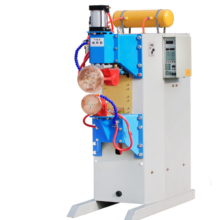 Small AC pneumatic roll welding machine Automatic ring seam roll welding machine Stainless steel galvanized cold plate cross seam roll welding machine