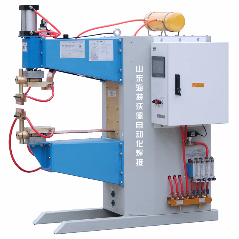 Intermediate frequency row welding machine DC inverter steel wire mesh automatic row welding machine Reinforced barbed wire row touch welding machine Spot welding machine