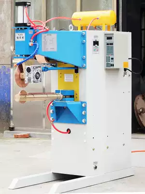 Supply pneumatic straight seam roll welding machine automatic barrel body straight seam welding machine with full copper extended arm longitudinal roller welding machine