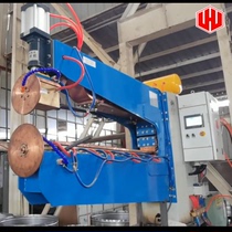 Industrial high-power inverter medium frequency seam welding machine with extended arm double copper wheel silver tile welding machine water tank heat exchange plate seam welding