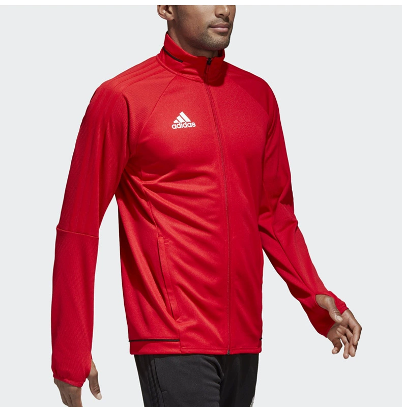 Adidas / Adidas training jacket nam tiro 17 nữ áo khoác thể thao chạy bộ áo bóng rổ - Áo khoác thể thao / áo khoác