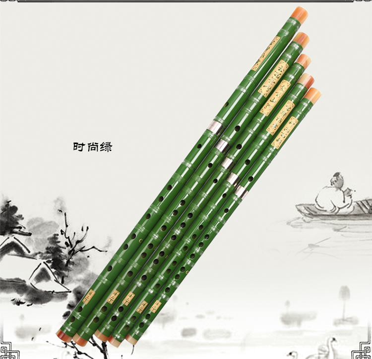 臻 品 người mới bắt đầu sáo đồng chuyên nghiệp hai tiếng còi tre / sáo tinh chế sáo trúc - Nhạc cụ dân tộc giá đàn nguyệt