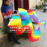 Настоящая шелковая вертикальная красочная 1,5 метра правая рука должна связаться с обслуживанием клиентов с левой рукой