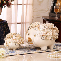 Real Ceramics Pig Money Pot Adult Creative Savings Pot Coins Cute Personality Birthday Gift Children Deposit Pot