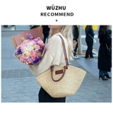 Небольшая дизайнерская корзина, соломенная сумка на одно плечо, сумка через плечо