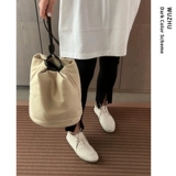 Небольшой дизайнерский слюнявчик, ведро, рюкзак, универсальная портативная сумка, французский стиль, на шнурках