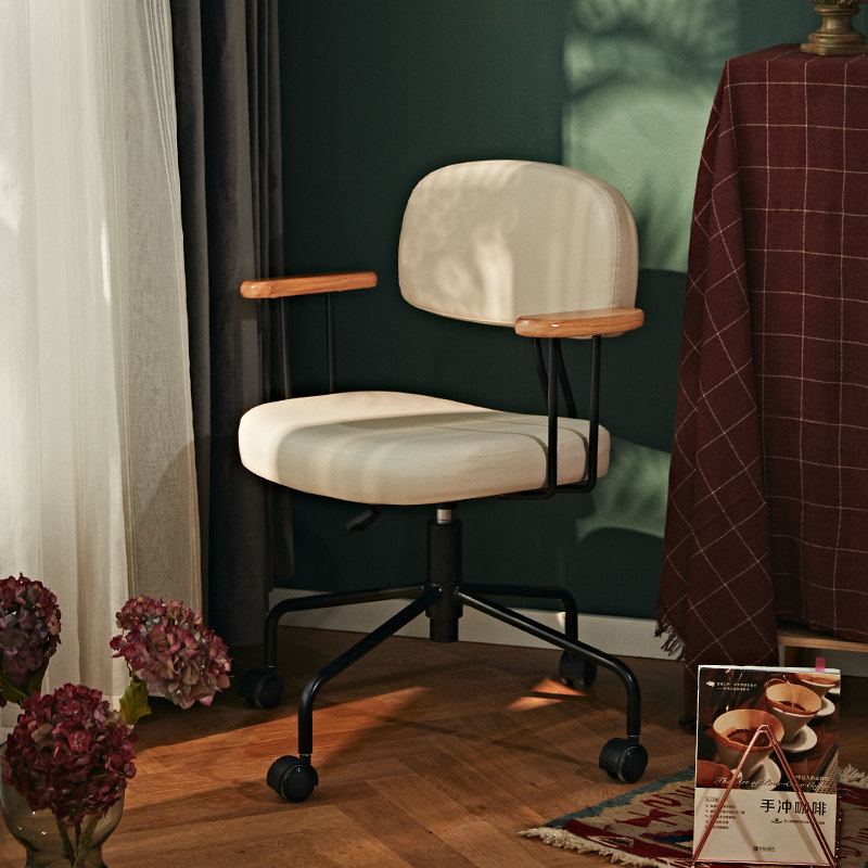 Nordic Casual Chair Subs Home Office Computer Chair Brief Book Room Desk Swivel Chair Comfortable for a long time on body workout chair