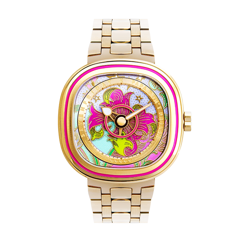 [Official Genuine] Sevenfriday Seven Fridays Pdp Quartz Watch Steel Strap Women's Model C2/01
