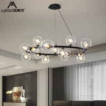 Living room chandelier modern simple Nordic lamps atmospheric fashion personality restaurant hall lights 2020 new net red light