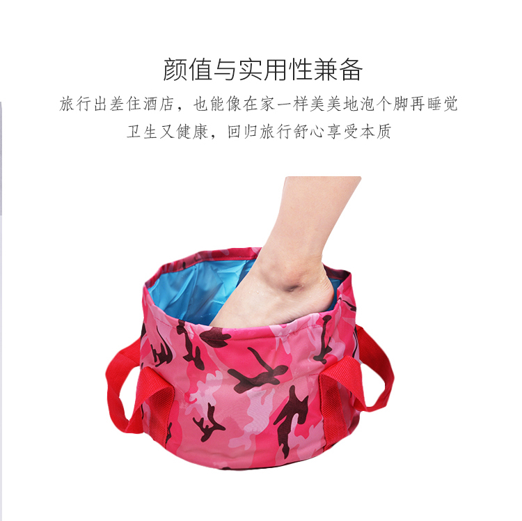 Xô di động lưu vực gấp ngoài chậu rửa có thể được nạp với nước sôi du lịch cung cấp lưu vực bọt công suất lớn - Rửa sạch / Chăm sóc vật tư đồ chiết mỹ phẩm