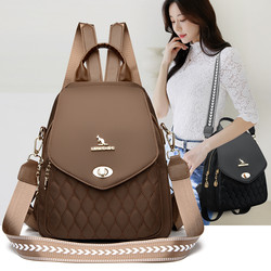 Oxford Cloth Canvas Backpack for Women 2026 Autumn New Fashion Versatile Casual Travel Lightweight Women's Small Backpack
