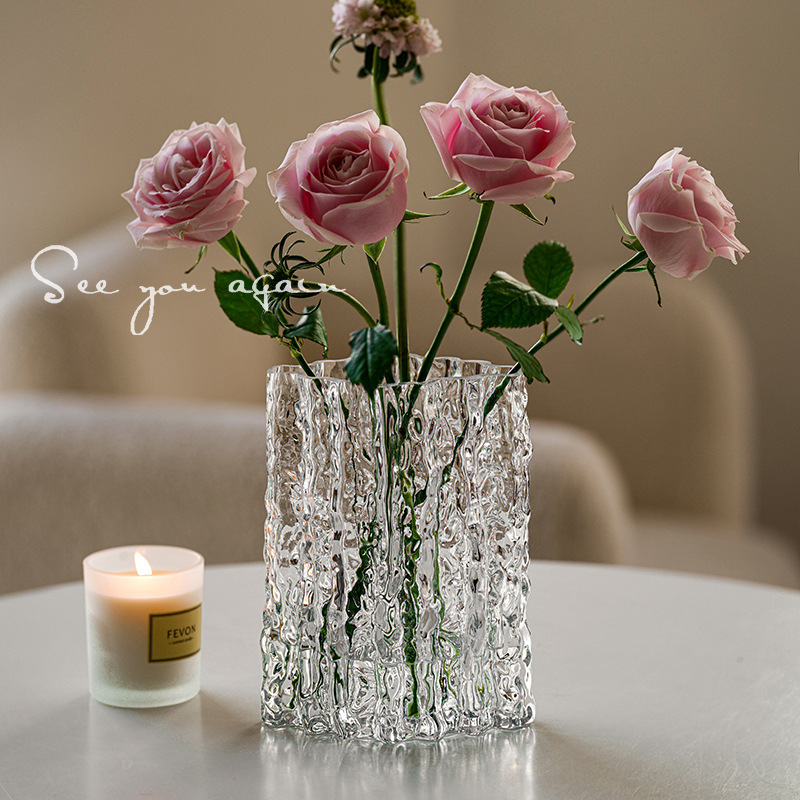 ダイヤモンド2025高級花瓶装飾品透明ガラス水フラワーアレンジメント花リビングルームダイニングテーブルホーム装飾ボトル