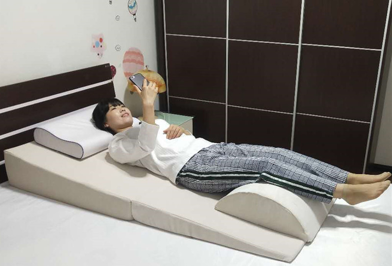 Gastroesophageal Reflux, Heartburn, Pregnant Women, Difficulty Breathing, Post-Operative Care, Inclined Slope, Supine Mattress, Leg Pillow