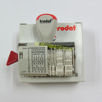 Trodat Trodat 1117 English Date Stamp PAID FAXED RECEIVED Text Rotating Stamp