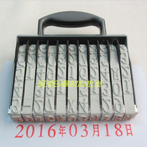 Word height 18mm Extra-large code year month and date Wheel printing 11-digit combination stamp Carton packaging batch number date stamp
