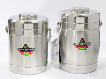 Heat preservation lunch box insulation barrel stainless steel vacuum insulation double-layer lifting pot vacuum basket delivery rice 6-8 hours