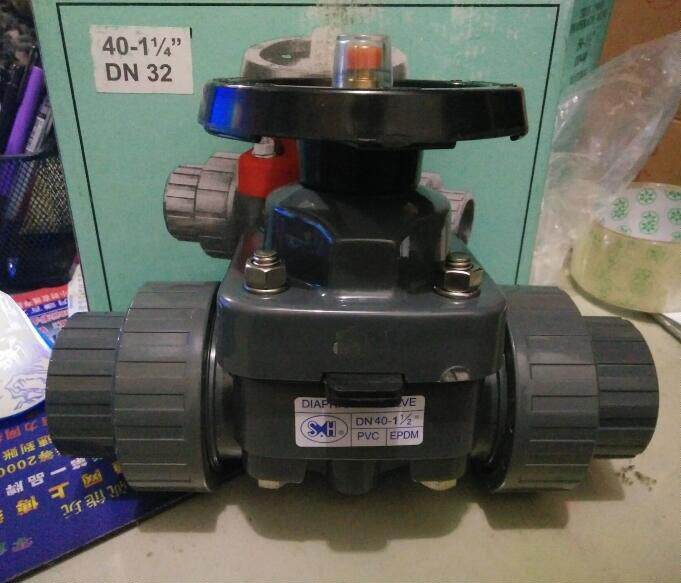 Taiwan Association Down SH UPVC by Order Diaphragm Valve PVC Double by Diaphragm Valves National Standard DN15 -DN50 - Taobao